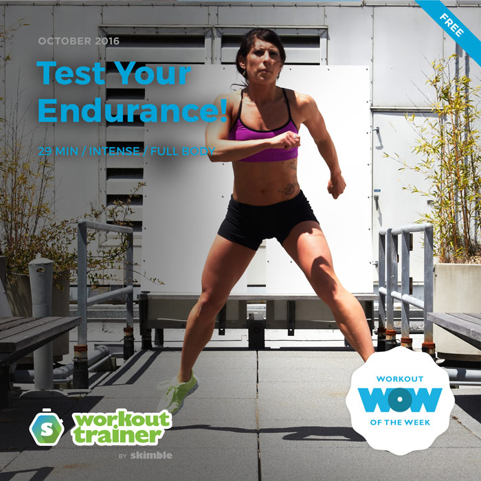 Workout Trainer by Skimble: Free Workout of the Week: Test Your Endurance!