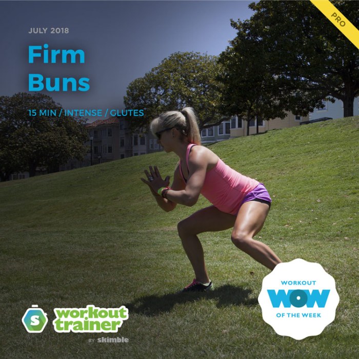Workout Trainer by Skimble: Pro Workout of the Week: Firm Buns
