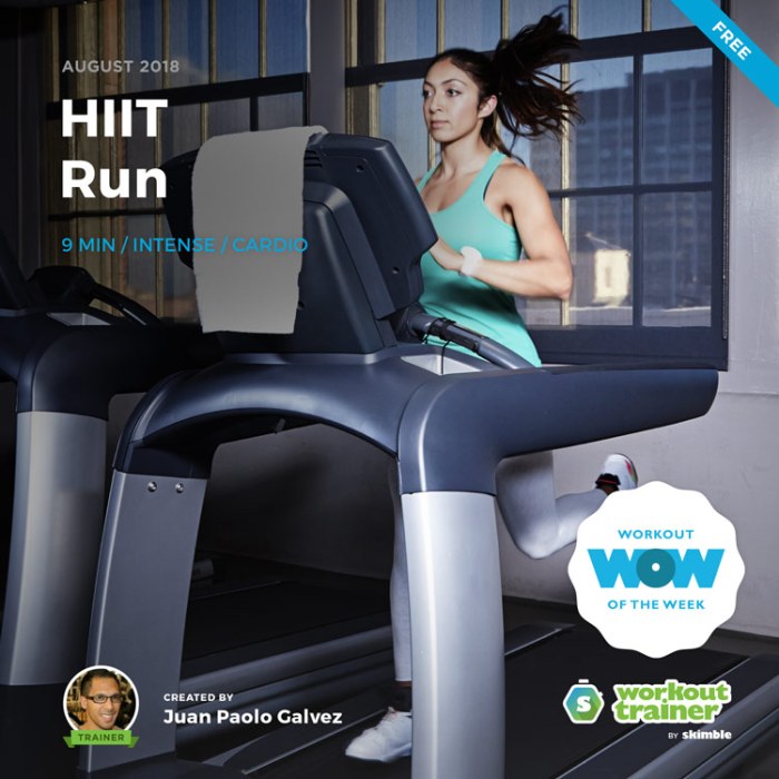 Workout Trainer by Skimble: Free Workout of the Week: HIIT Run by Juan Paolo Galvez