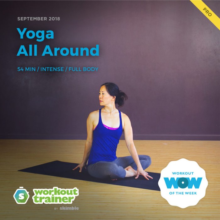 Workout Trainer by Skimble: Pro Workout of the Week: Yoga All Around