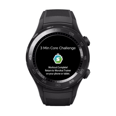 Workout Trainer by Skimble: Huawei Watch 2 smartwatch
